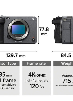 Sony FX3 Cuerpo (ILMEFX3.CEC) Cinema Line